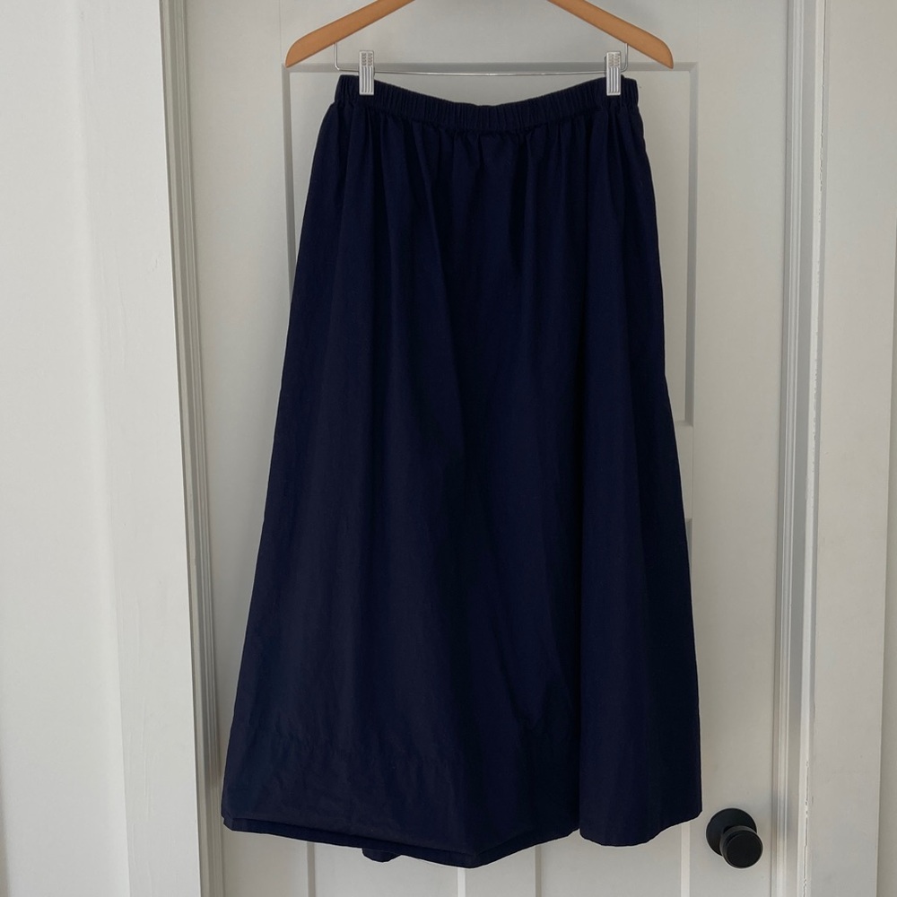 Quince Organic cotton poplin maxi skirt - Picture 2 of 5